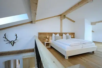 Ein Bett oder Betten in einem Zimmer der Unterkunft Hanznhof Urlaub auf dem Bauernhof