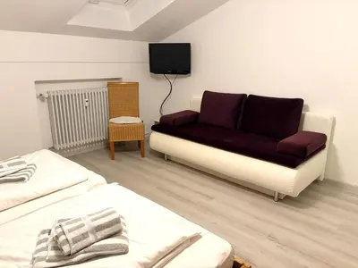 Ein Bett oder Betten in einem Zimmer der Unterkunft Gschwendtnerhof App12 Göbel