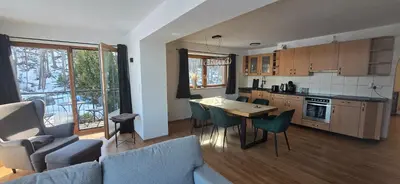 Küche/Küchenzeile in der Unterkunft Lake Lounge - Urlaub mit Seeblick - Magisch, Modern, Grosszügig