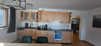 Küche/Küchenzeile in der Unterkunft Lake Lounge - Urlaub mit Seeblick - Magisch, Modern, Grosszügig
