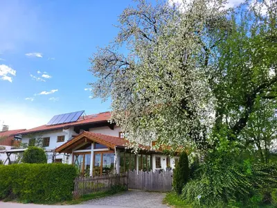 Das Gebäude in dem sich die Ferienwohnung befindet