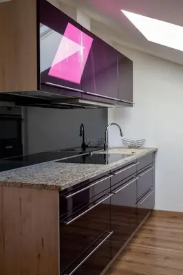 Küche/Küchenzeile in der Unterkunft Ferienwohnung Kramerblick Marienplatz