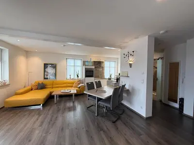 Küche/Küchenzeile in der Unterkunft Ferienwohnung Marienplatz