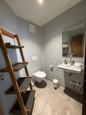 Ein Badezimmer in der Unterkunft Ferienwohnung Marienplatz