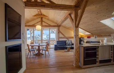 Küche/Küchenzeile in der Unterkunft Ferienwohnung Haus Bader