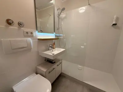 Ein Badezimmer in der Unterkunft Wohnen am Fuße der Burg