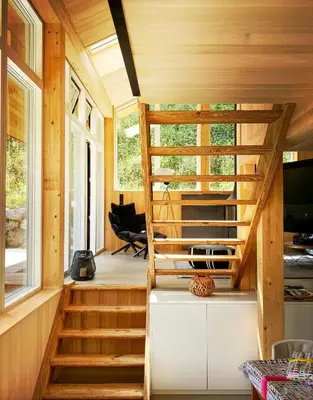 Ein Sitzbereich in der Unterkunft Alpine Chalet With Heated Pool In Lenggries