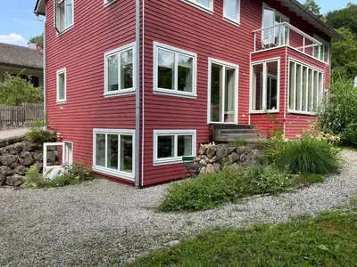 Ein Garten an der Unterkunft Ferienwohnung am Kienbach
