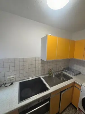 Küche/Küchenzeile in der Unterkunft 3 Zimmer Wohnung in Wasserburg am Inn