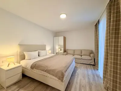 Ein Bett oder Betten in einem Zimmer der Unterkunft GG Apartment 8