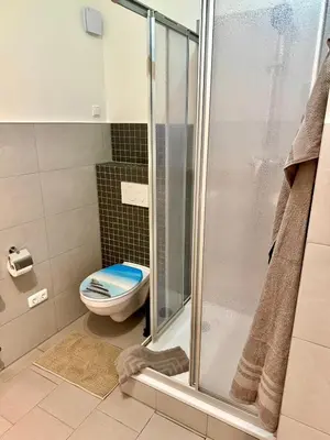 Ein Badezimmer in der Unterkunft FeWo Gretl Stauden