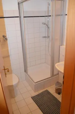 Ein Badezimmer in der Unterkunft Ruhige Ferienwohnung in Bad Wiessee