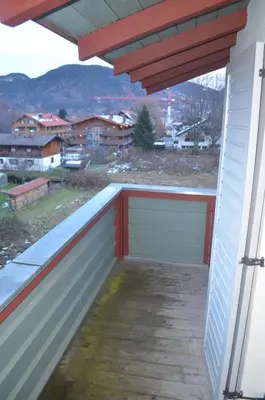 Ein allgemeiner Bergblick oder ein Berglick von der Ferienwohnung aus