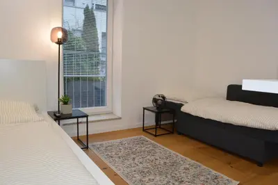 Ein Bett oder Betten in einem Zimmer der Unterkunft Studio Apartment
