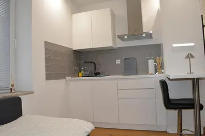 Küche/Küchenzeile in der Unterkunft Studio Apartment
