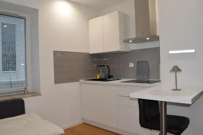 Küche/Küchenzeile in der Unterkunft Studio Apartment