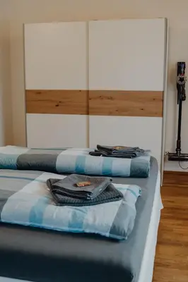 Ein Sitzbereich in der Unterkunft Franzl's Bergnest
