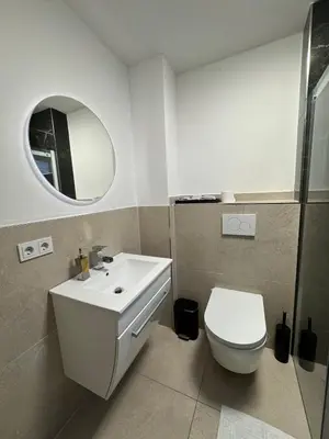 Ein Badezimmer in der Unterkunft DHHEsting