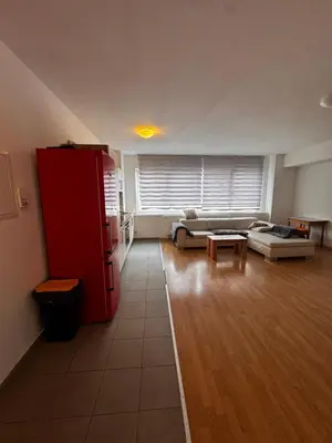 Ein Sitzbereich in der Unterkunft Stadt Wohnung 1