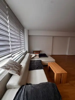 Ein Bett oder Betten in einem Zimmer der Unterkunft Stadt Wohnung 1