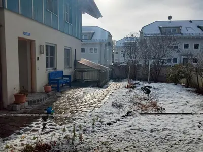 Das Gebäude in dem sich die Ferienwohnung befindet