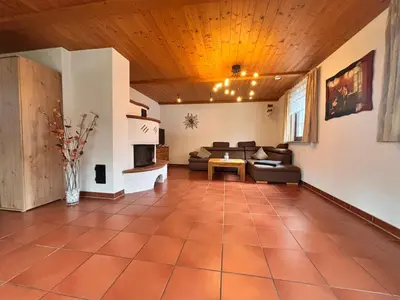 Ein Sitzbereich in der Unterkunft Ferienwohnung Buronia 2