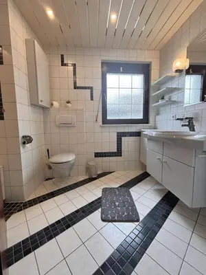 Ein Badezimmer in der Unterkunft Ferienwohnung Buronia 2