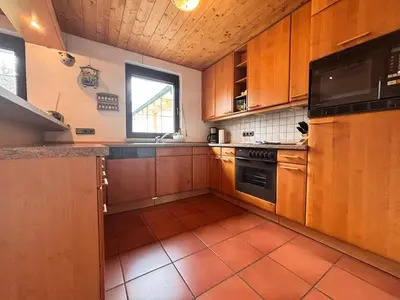 Küche/Küchenzeile in der Unterkunft Ferienwohnung Buronia 2