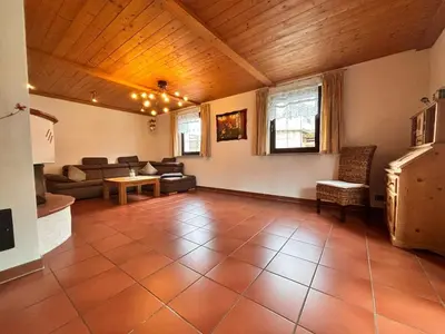Ein Sitzbereich in der Unterkunft Ferienwohnung Buronia 2
