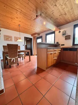 Küche/Küchenzeile in der Unterkunft Ferienwohnung Buronia 2