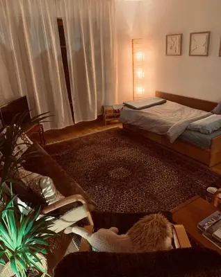 Ein Bett oder Betten in einem Zimmer der Unterkunft Sunny 100 sqm family apartment with alpine views