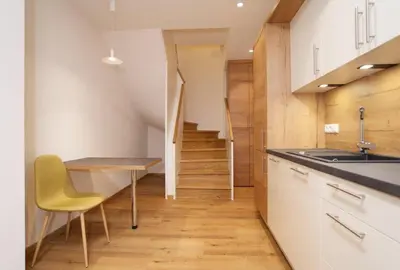 Küche/Küchenzeile in der Unterkunft Stammler Apartments