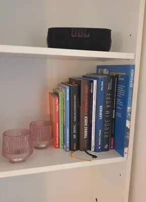 Die Bibliothek in der Ferienwohnung