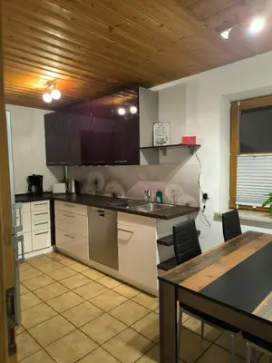 Küche/Küchenzeile in der Unterkunft Gemütliche Wohnung mit zwei Schlafzimmern