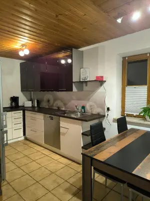 Küche/Küchenzeile in der Unterkunft Gemütliche Wohnung mit zwei Schlafzimmern