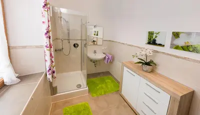 Ein Badezimmer in der Unterkunft Ruhlander-Hof