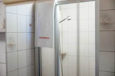 Ein Badezimmer in der Unterkunft ChiemseeBlick