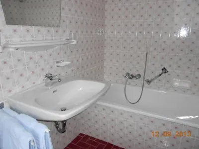 Ein Badezimmer in der Unterkunft Schmidhauser Hof