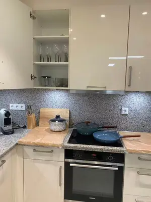 Küche/Küchenzeile in der Unterkunft Tegernsee Appartment, free parking