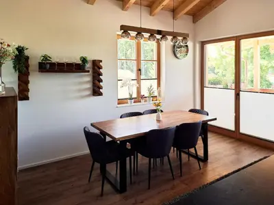 Grundriss der Unterkunft Moderne 4-Zimmer Ferienwohnung, Nähe Tegernsee
