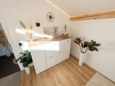 Küche/Küchenzeile in der Unterkunft Scandinavian Alpine Lodge nahe Tegernsee - stilvoll & ruhig