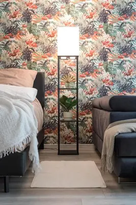 Ein Bett oder Betten in einem Zimmer der Unterkunft modernes Apartment fussläufig zum Schlosspark Nymphenburg mit guten Verkehrsanbindungen ideal für Business City-Trips und Events