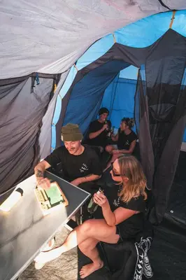 Gäste, die in der Unterkunft Beer Base-Camp Oktoberfest camping übernachten