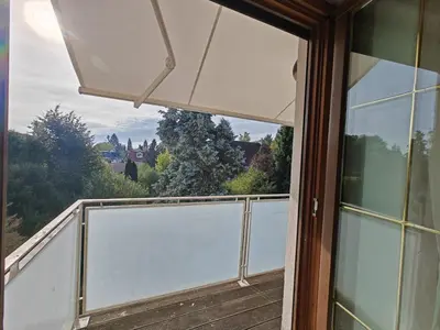 Ein Balkon oder eine Terrasse in der Unterkunft Apartments München-Pasing