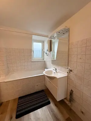 Ein Badezimmer in der Unterkunft Wohnung für Monteure und Geschäftsreisende - Jakobervorstadt