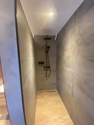 Ein Badezimmer in der Unterkunft Weber´s Fewo