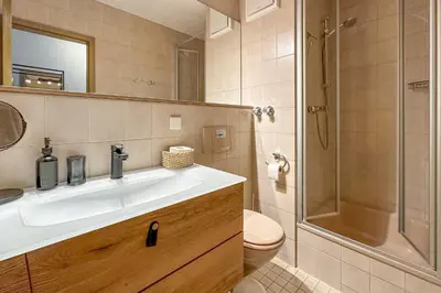 Ein Badezimmer in der Unterkunft Chiemsee Flair