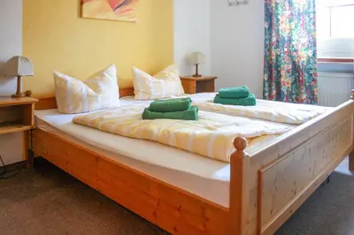 Ein Bett oder Betten in einem Zimmer der Unterkunft Seeliebe