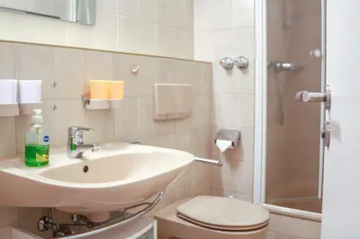 Ein Badezimmer in der Unterkunft Seeliebe
