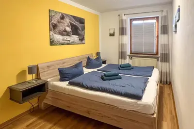 Ein Bett oder Betten in einem Zimmer der Unterkunft Christl